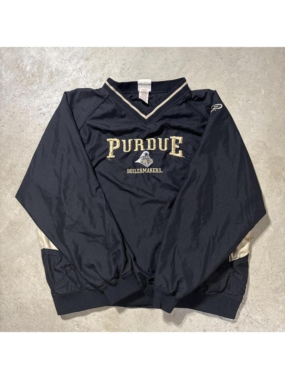 Vintage Y2K Purdue Boilermakers Red Oak Pullover Windbreaker Mens L NCAA